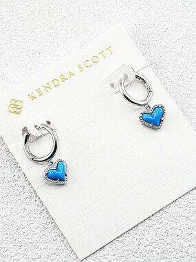 Kendra Scott Heart Crystal Spike Earrings
